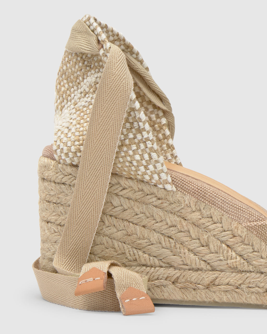 Damen Espadrille-Keilschuh Emma – Bio-Baumwolle, 7 cm Keilabsatz