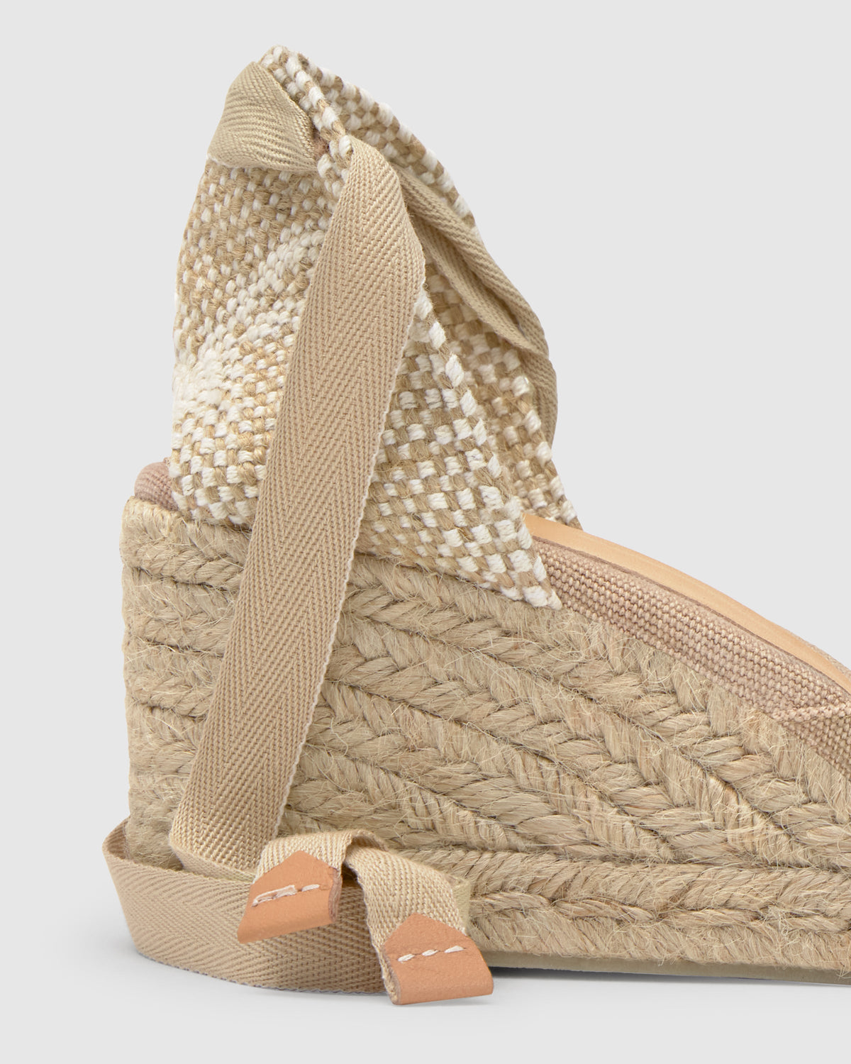 Damen Espadrille-Keilschuh Emma – Bio-Baumwolle, 7 cm Keilabsatz