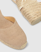 Damen Espadrille-Keilschuh Emma – Bio-Baumwolle, 7 cm Keilabsatz