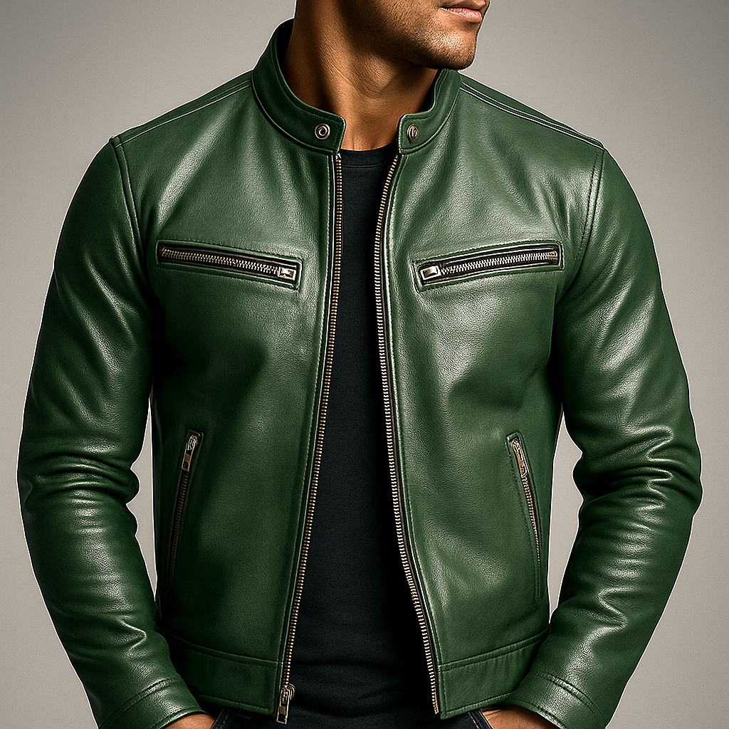 Herren Lederjacke Paul – Vintage Echtleder, robust