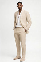 Herrenanzug Felix – Strukturierter Blazer & Hose, elegant
