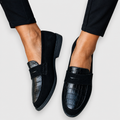 Damen Mokassin Emma – Eleganter Schleifen-Detail, Strukturiertes Design