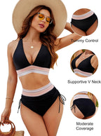 Damen Bikini Emma – Verstellbar, Bauchkontrolle, Push-up