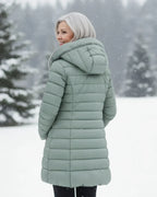 Damen Wintermantel Greta – Gesteppt, wasserabweisend, lang