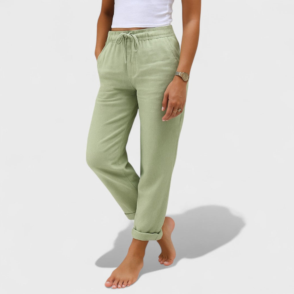Damen Leinenhose Emma – Locker geschnitten, atmungsaktiv
