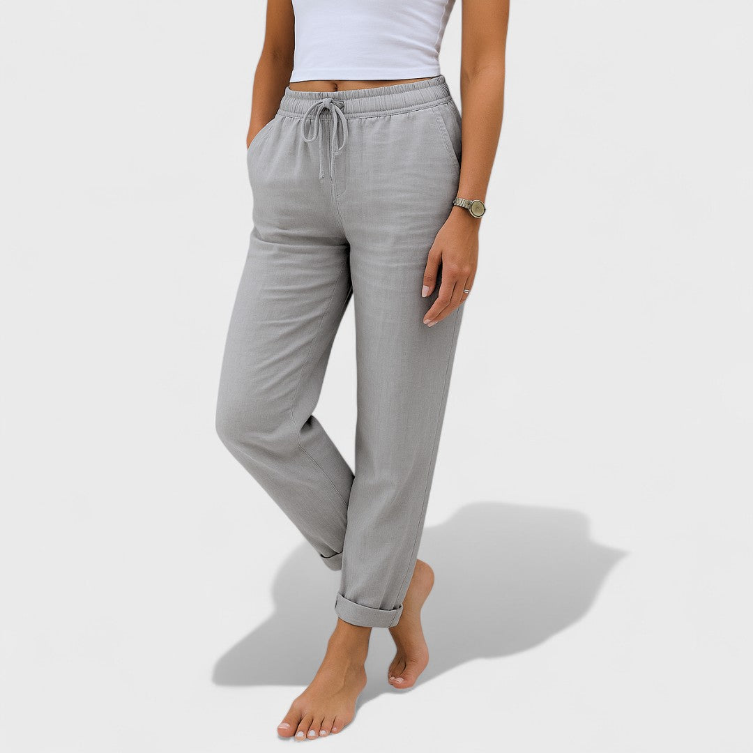 Damen Leinenhose Emma – Locker geschnitten, atmungsaktiv