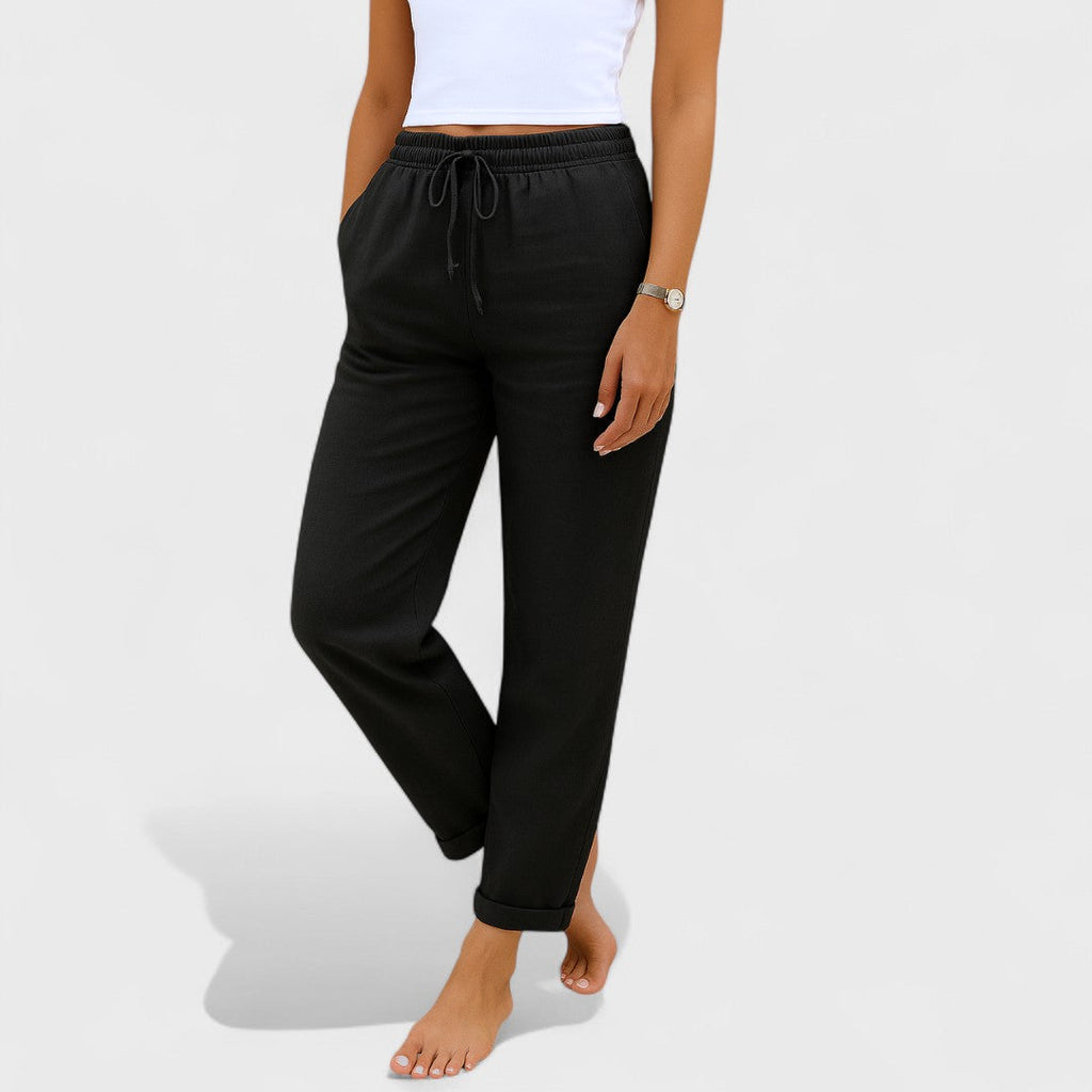 Damen Leinenhose Emma – Locker geschnitten, atmungsaktiv