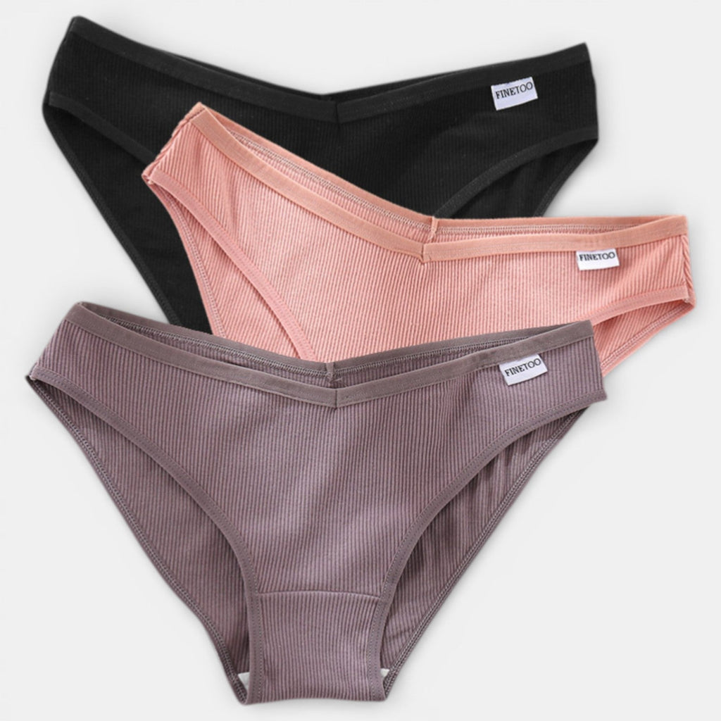 Damen Unterhosen Emma – 3er Pack Baumwolle atmungsaktiv