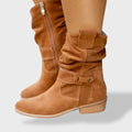 Damen Stiefeletten Lucia – Wildleder Reißverschluss