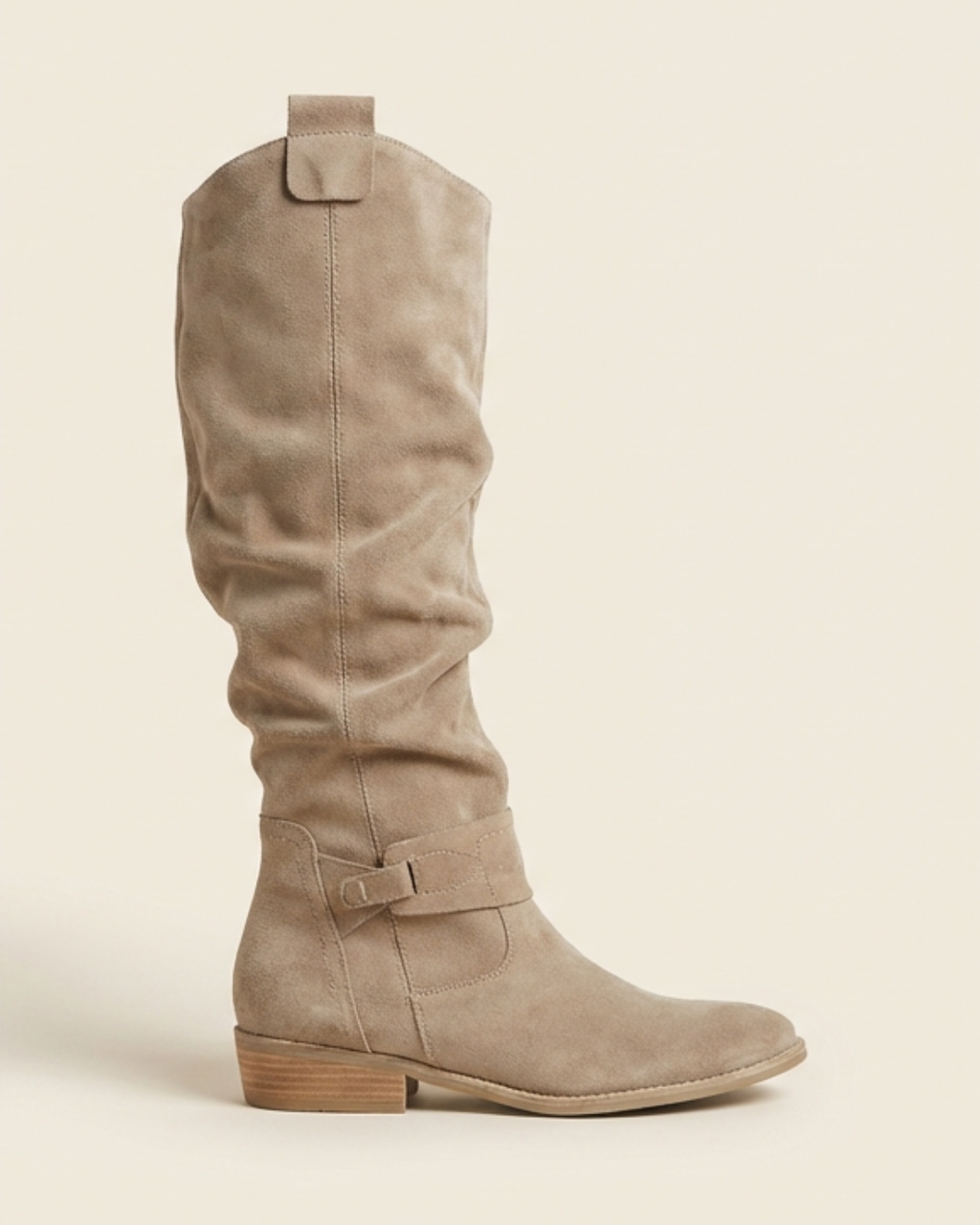 Damen Stiefel Luna – Wildlederoptik, warm, elegant