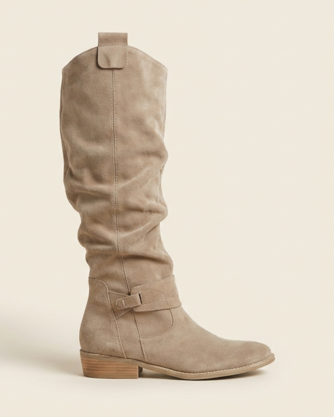 Damen Stiefel Luna – Wildlederoptik, warm, elegant