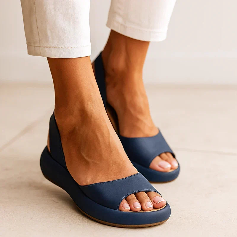 Damen Sandalen Emma – Rutschfest, bequem, offene Zehenpartie
