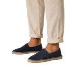 Herren Espadrilles Felix – Marineblau, Jute, leicht