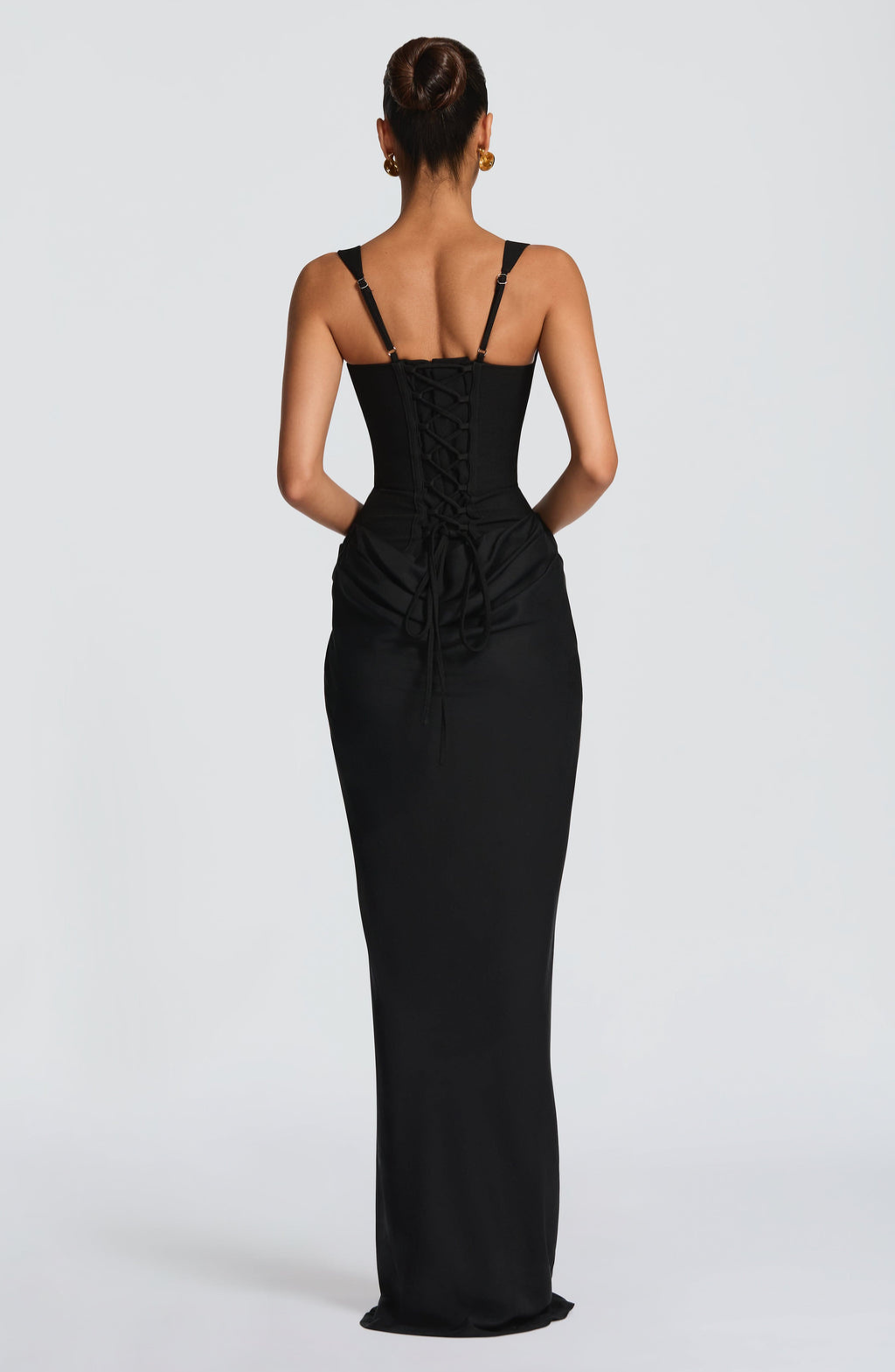 Damen Maxikleid Greta – Sanduhrform mit Korsett