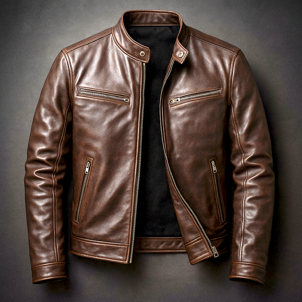 Herren Lederjacke Paul – Vintage Echtleder, robust