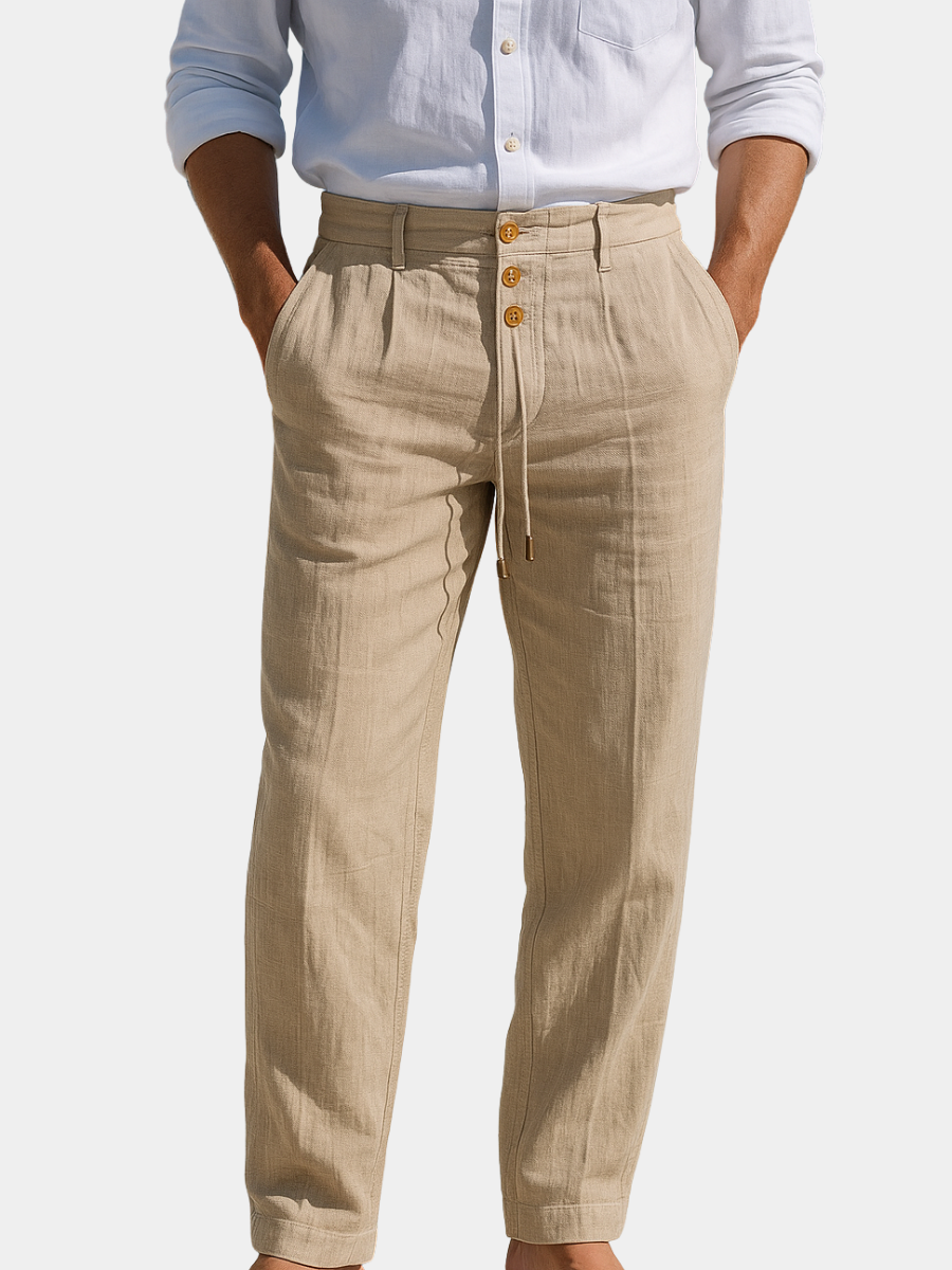 Herren Leinenhose Felix – Leicht, atmungsaktiv, Sommerperfekt