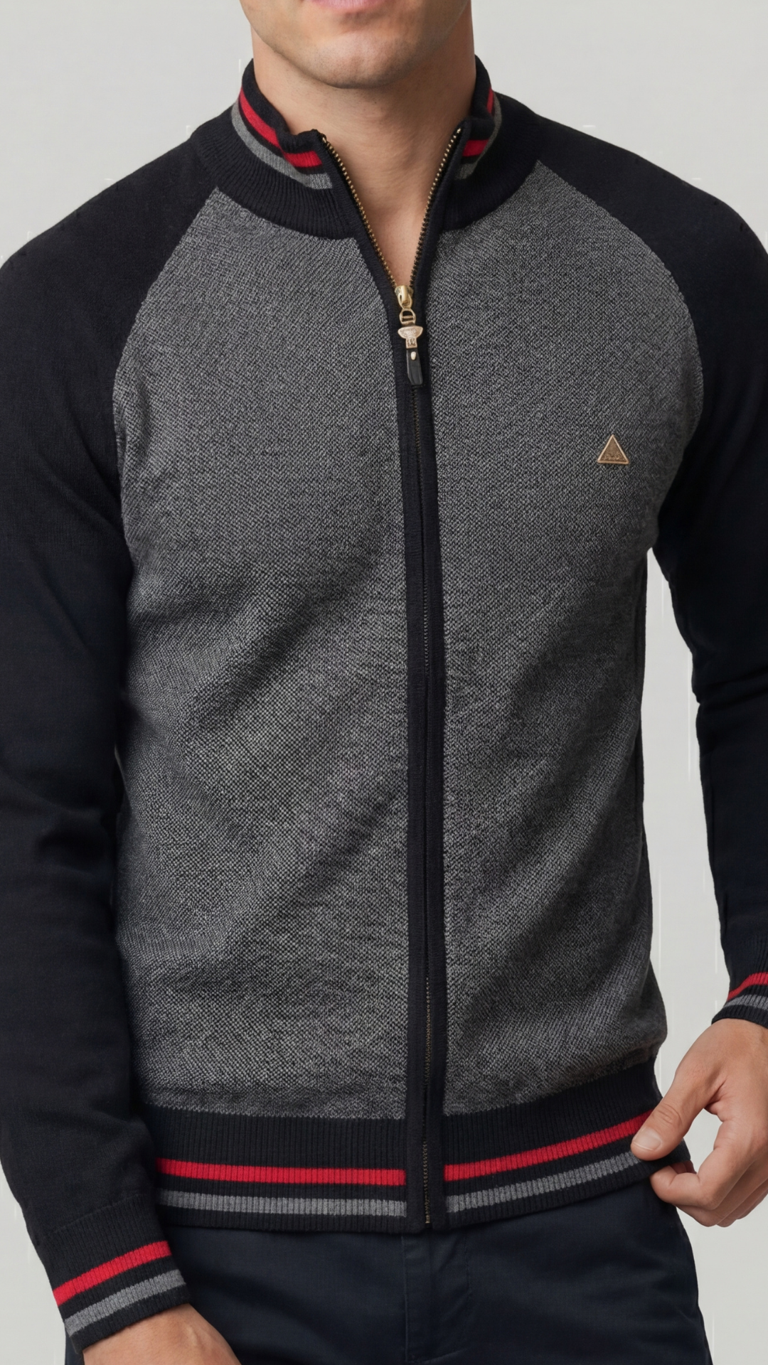 Herren Strickjacke Felix – Moderner Schnitt, Baumwolle