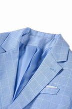 Herrenblazer Felix – Karo-Muster, Business Casual, gerader Schnitt