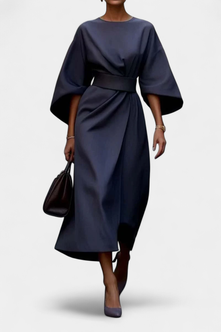 Damen Kleid Lena – Laternenärmel, tailliert