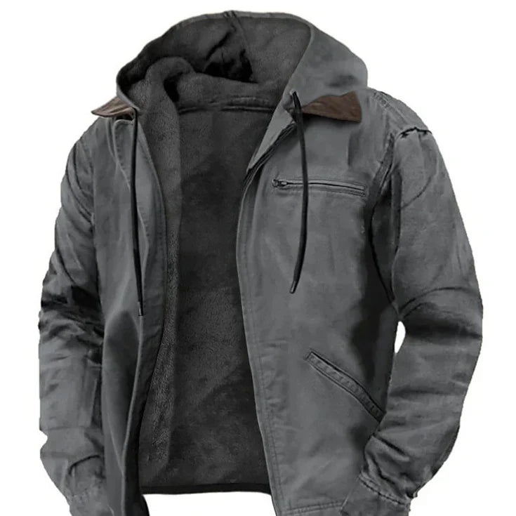Herren Übergangsjacke Felix – Fleecefutter, verstellbar, modern