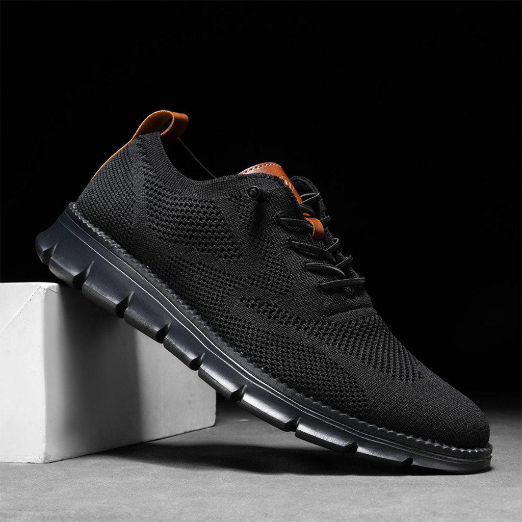 Herren Sportschuh Felix – Atmungsaktives Mesh mit Lederbesatz