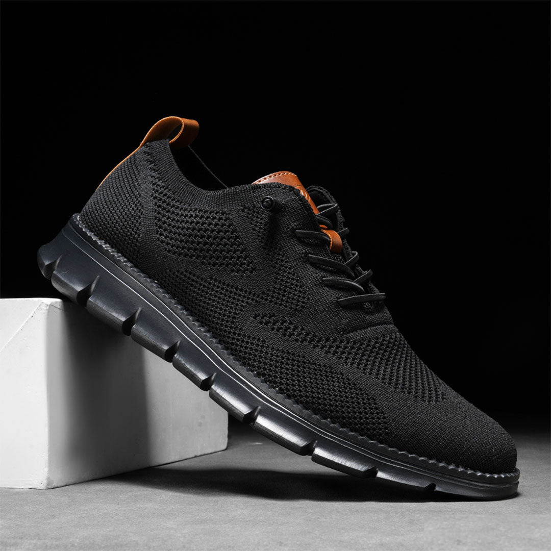 Herren Sportschuh Felix – Atmungsaktives Mesh mit Lederbesatz