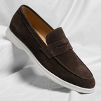Herren Loafer Felix – Wildleder, Penny-Detail, Komfortabel