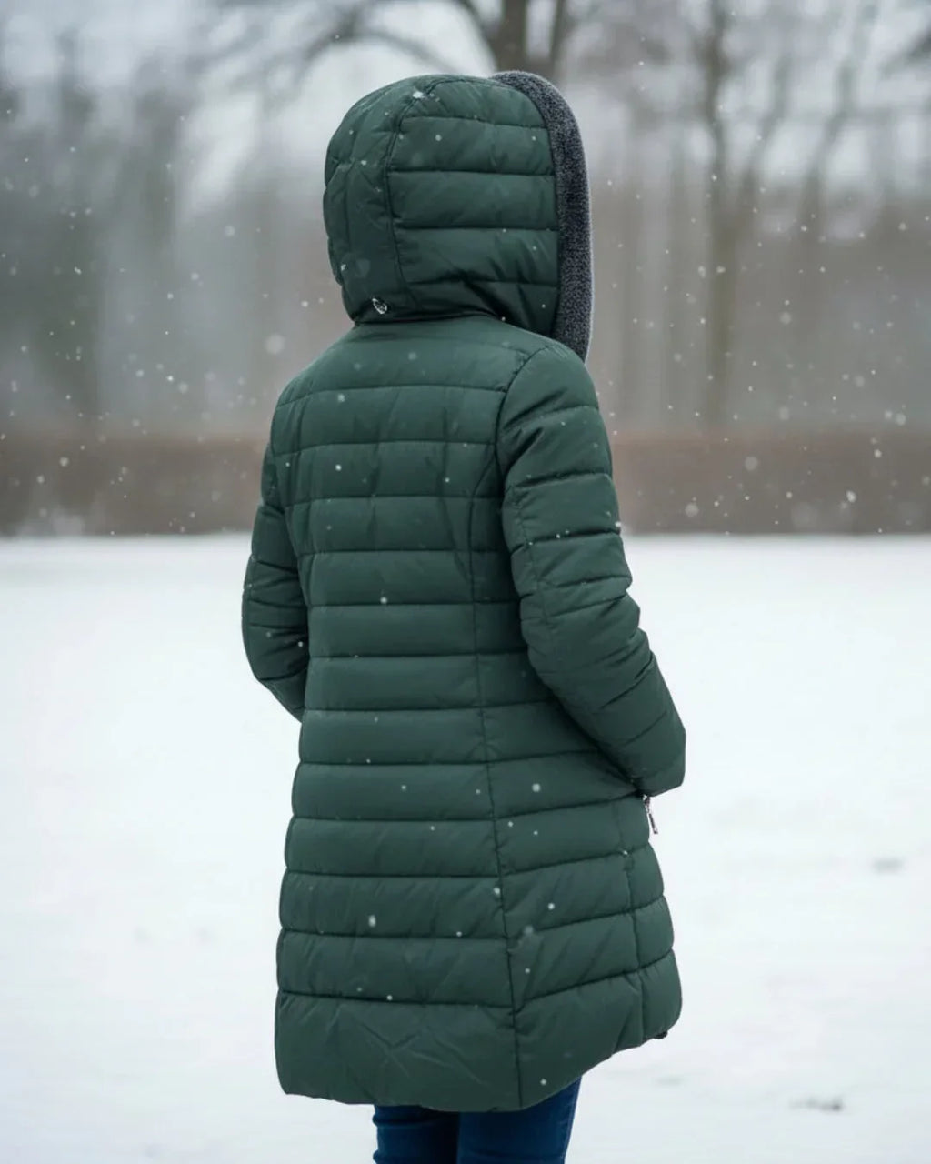 Damen Wintermantel Greta – Gesteppt, wasserabweisend, lang