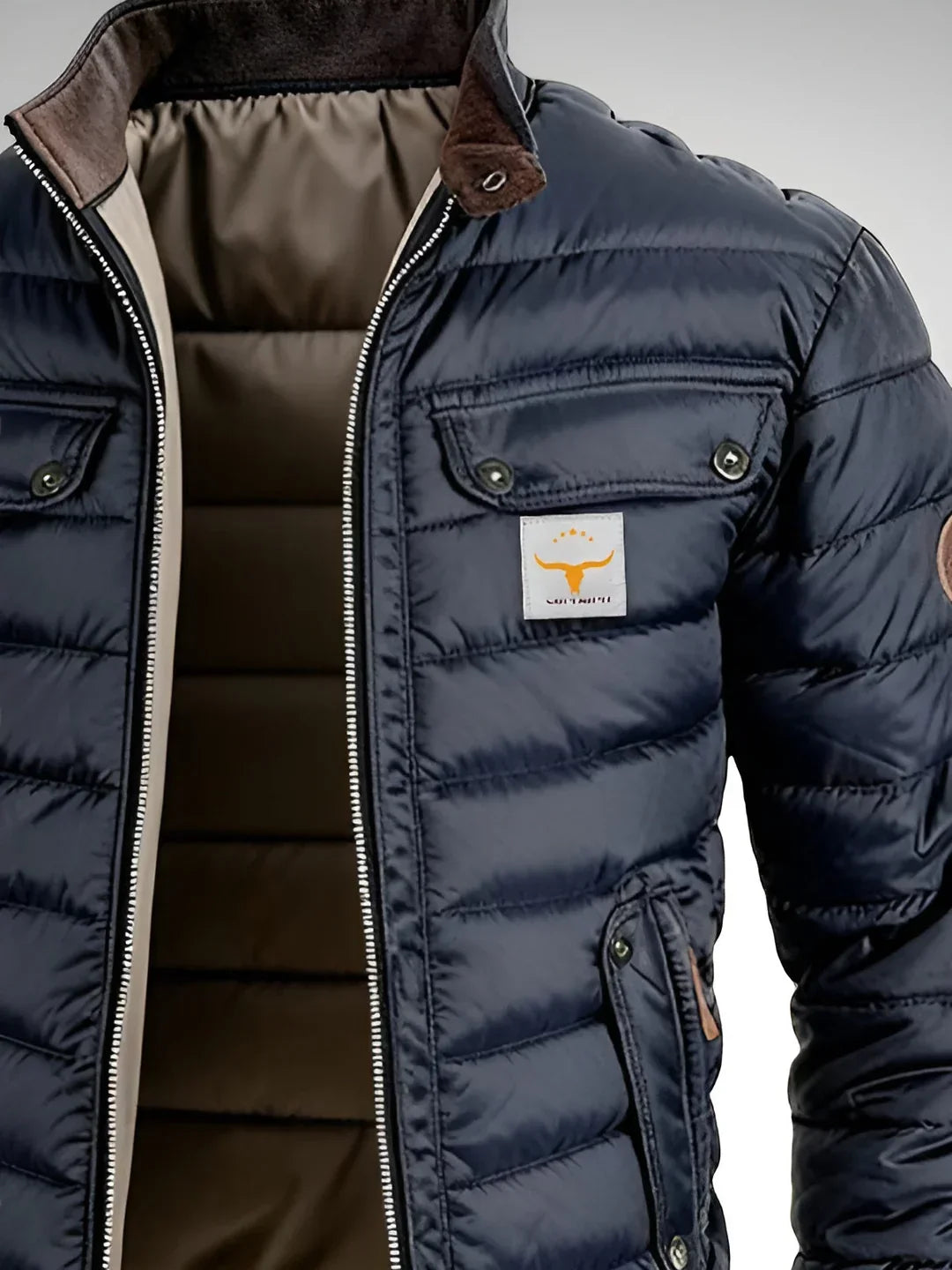 Herren Winterjacke Jonas – Urban, Steppung, kuschelig