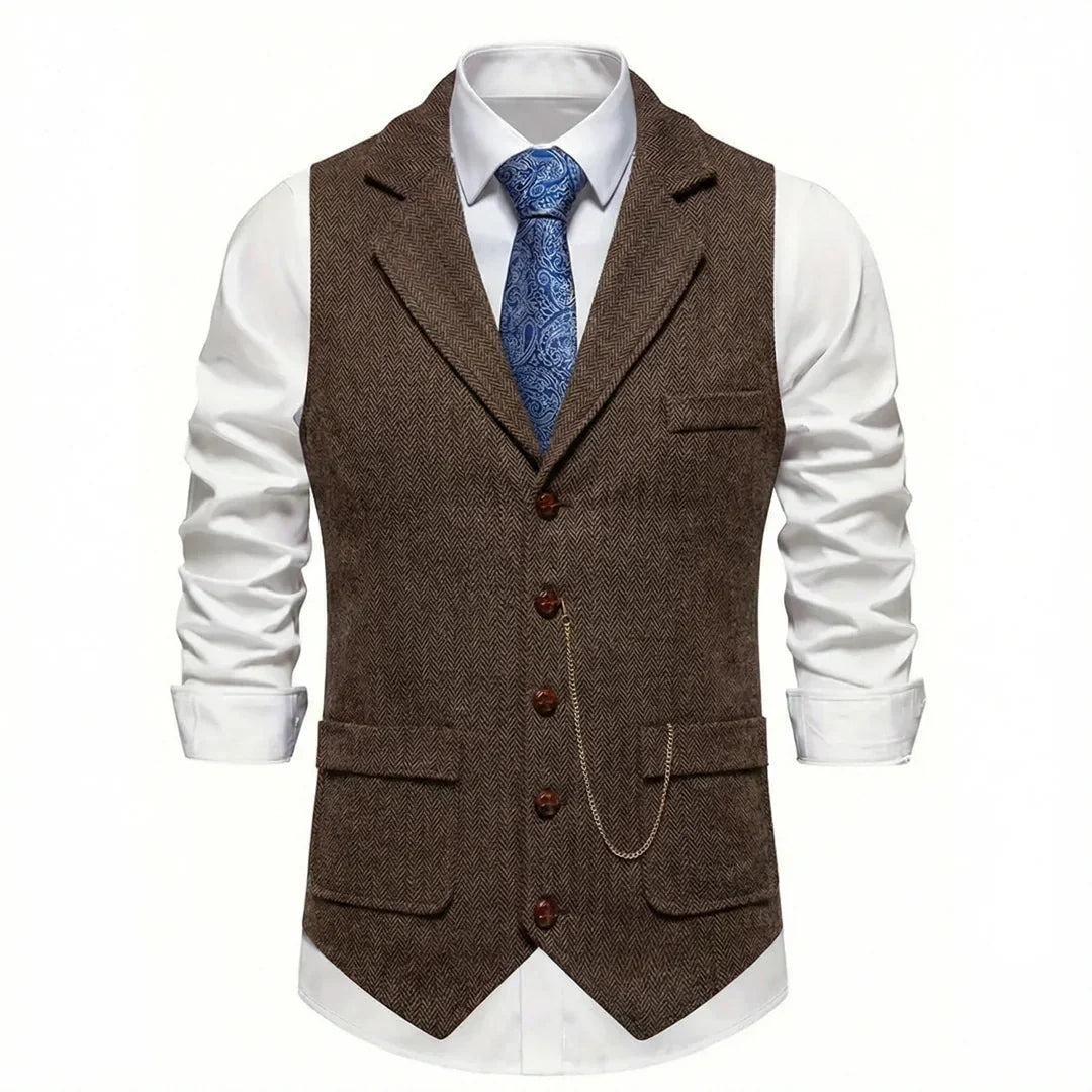 Herren Weste Felix – Stretch-Stoff, elegant, komfortabel
