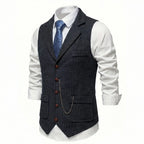 Herren Weste Felix – Stretch-Stoff, elegant, komfortabel
