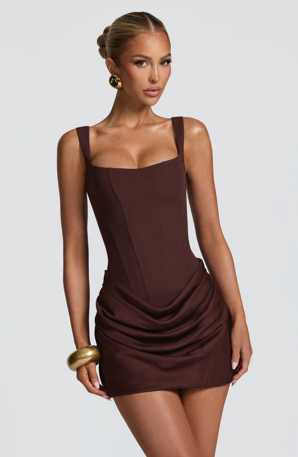 Damen Minikleid Emma – Tailliert, drapiert, elegant