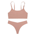 Damen Wäsche-Set Emma – Ice Silk nahtlos, BH und Slip