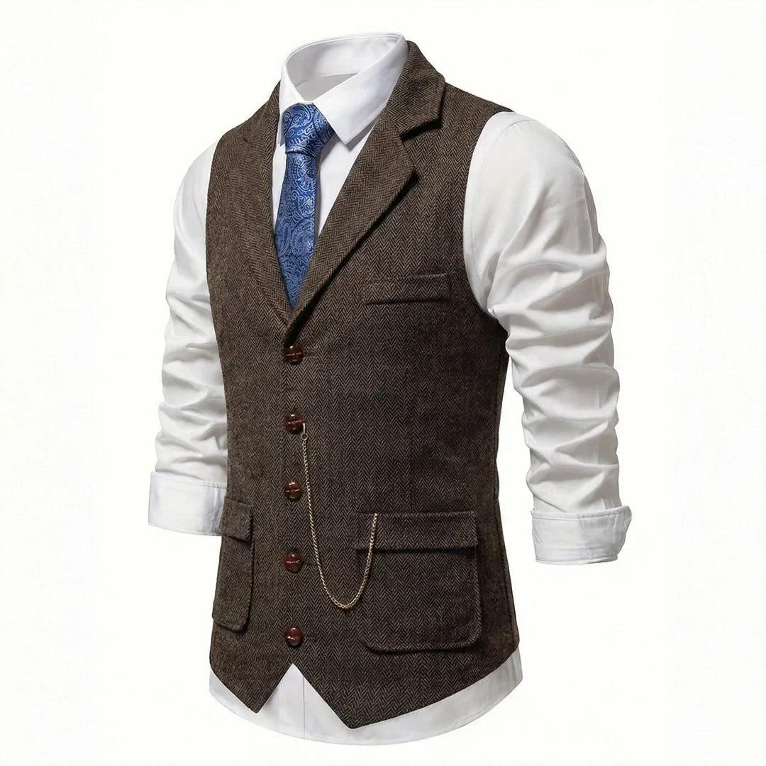 Herren Weste Felix – Stretch-Stoff, elegant, komfortabel