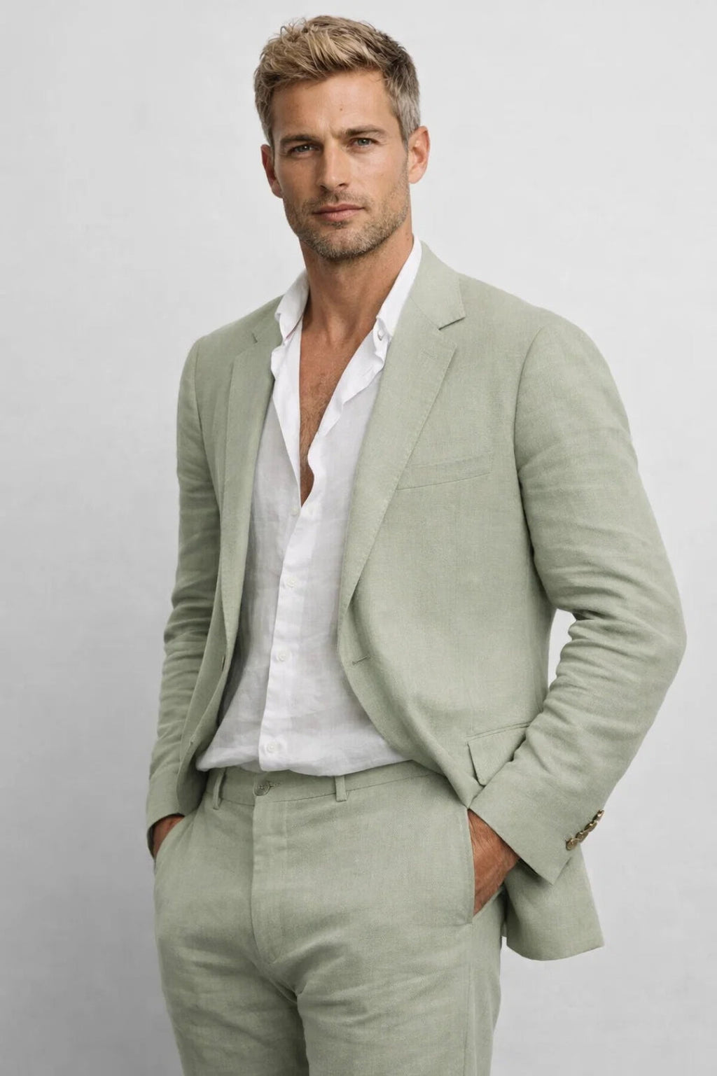Herrenanzug Felix – Strukturierter Blazer & Hose, elegant