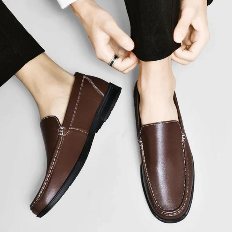 Herren Mokassin Felix – Leder Premium, gepolsterte Sohle
