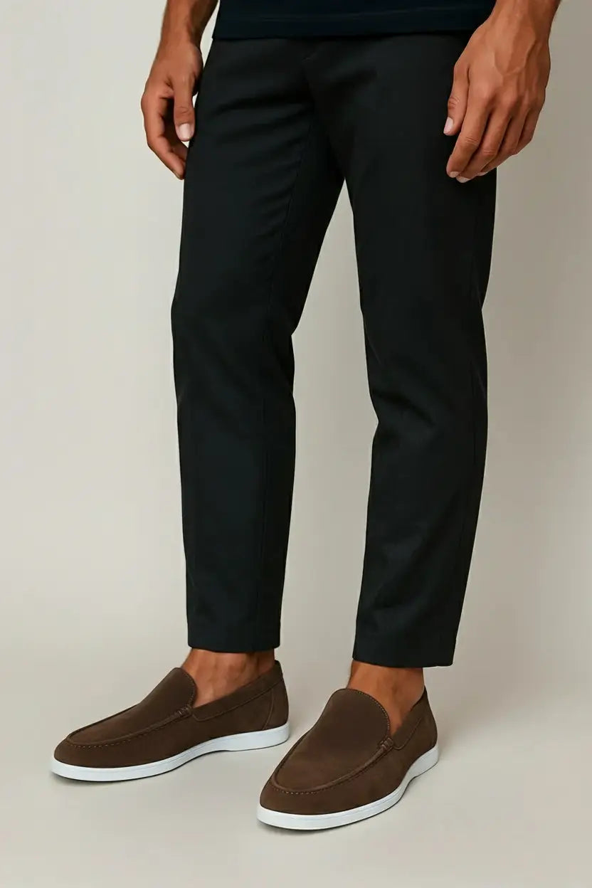 Herren Mokassin Felix – Premium-Velours, italienischer Stil