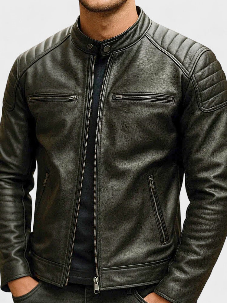 Herren Lederjacke Felix – Vintage Herbst, robust und zeitlos