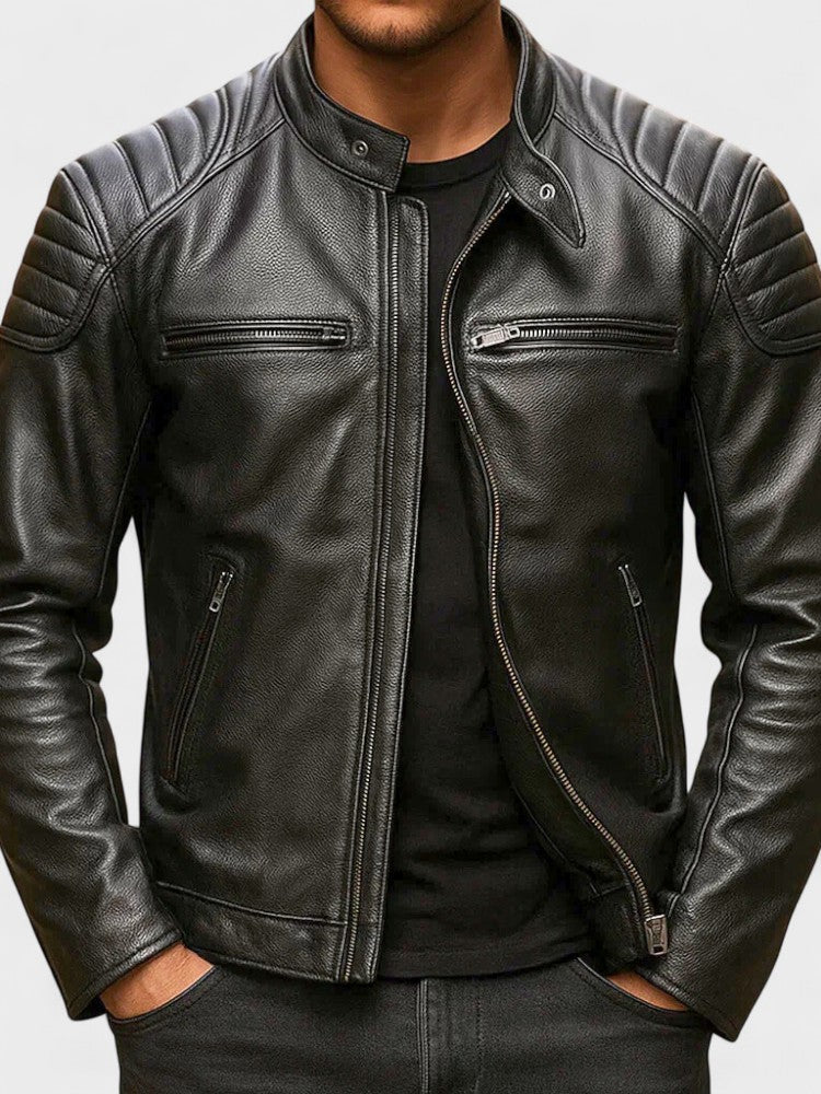 Herren Lederjacke Felix – Vintage Herbst, robust und zeitlos