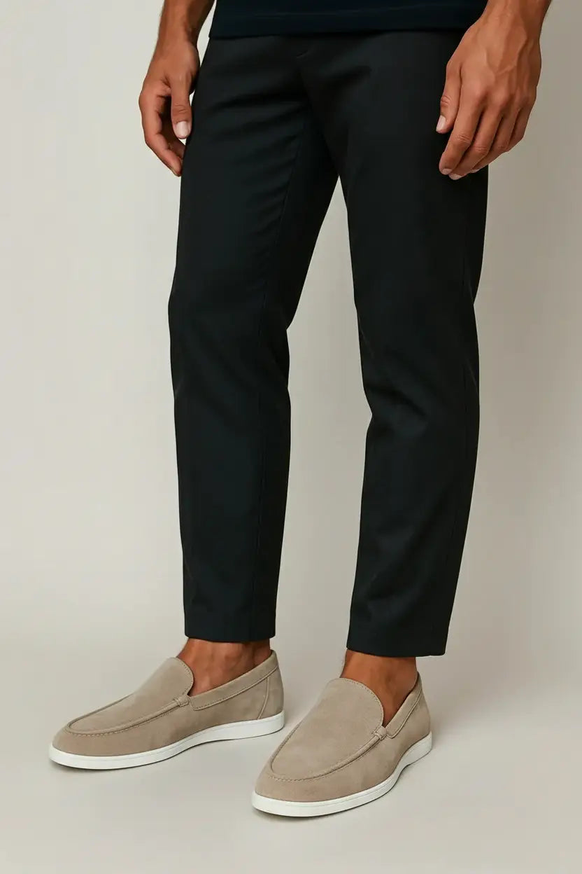 Herren Mokassin Felix – Premium-Velours, italienischer Stil
