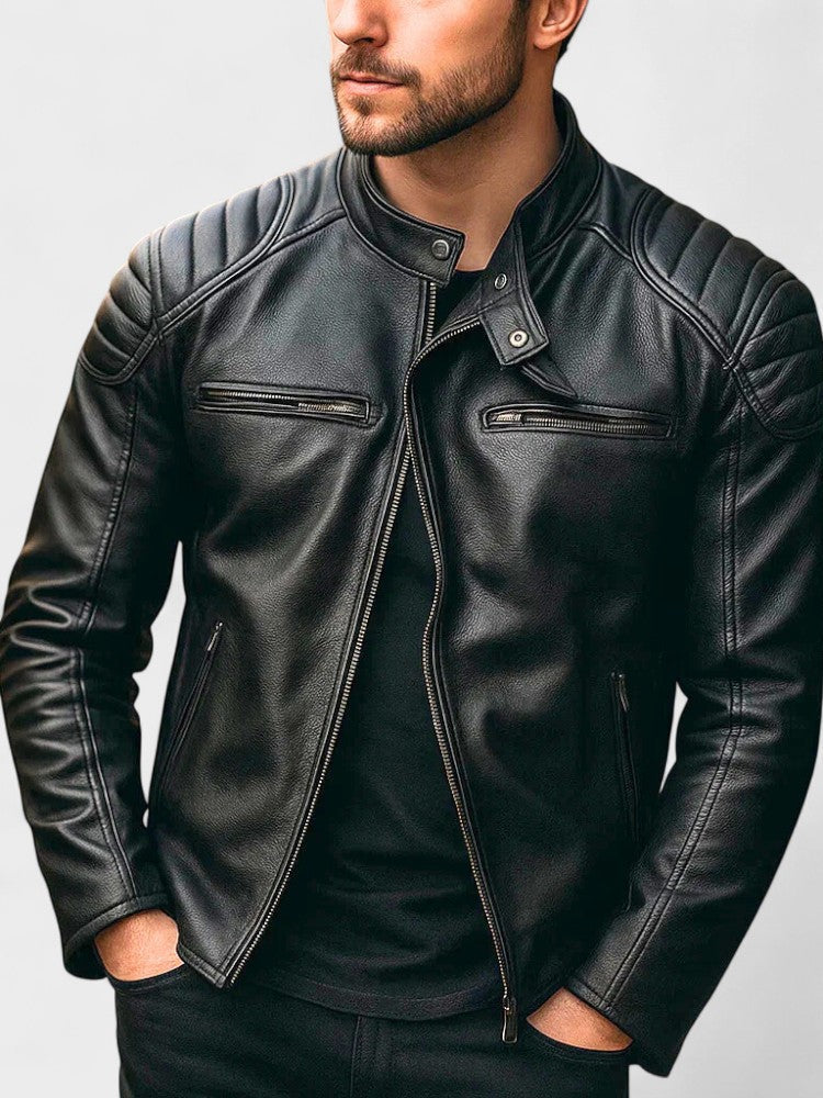 Herren Lederjacke Felix – Vintage Herbst, robust und zeitlos