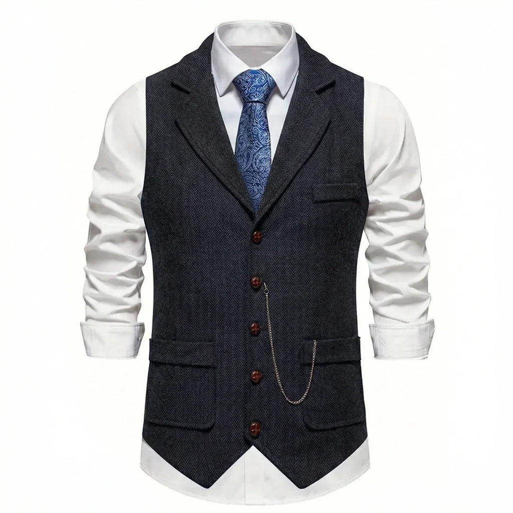 Herren Weste Felix – Stretch-Stoff, elegant, komfortabel