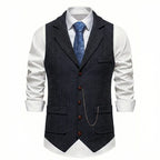 Herren Weste Felix – Stretch-Stoff, elegant, komfortabel