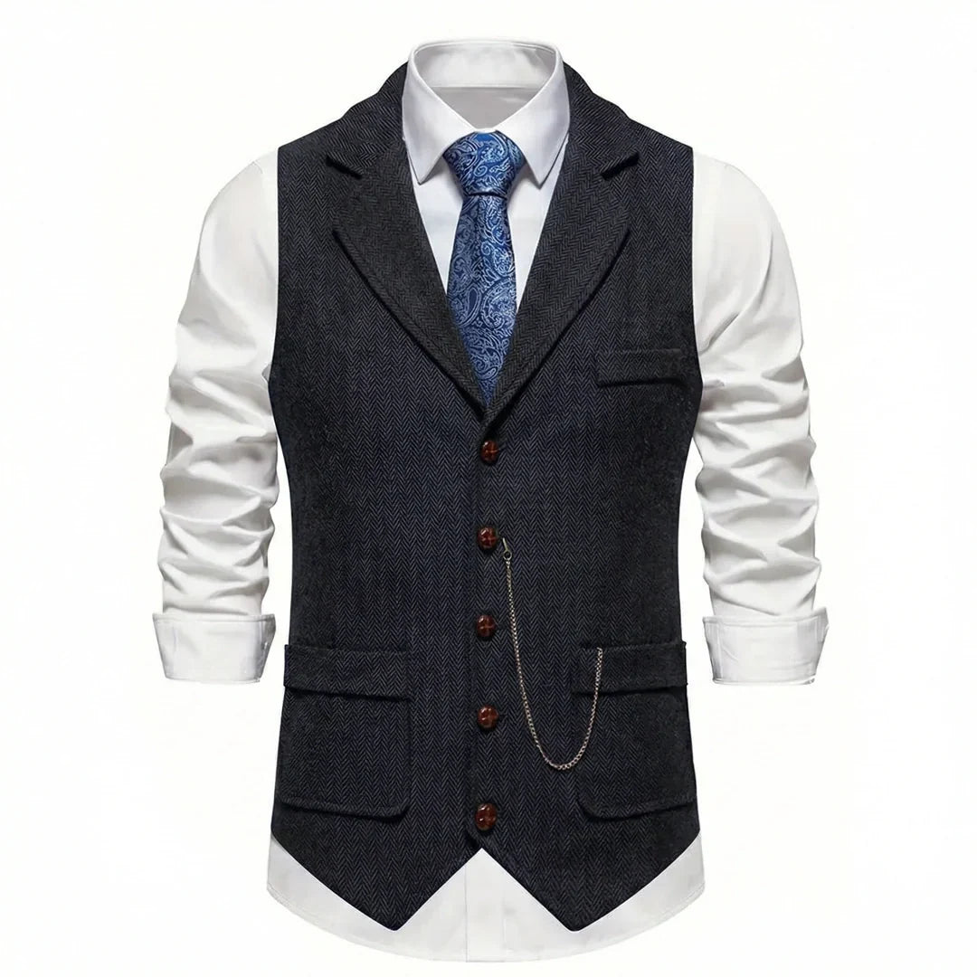 Herren Weste Felix – Stretch-Stoff, elegant, komfortabel