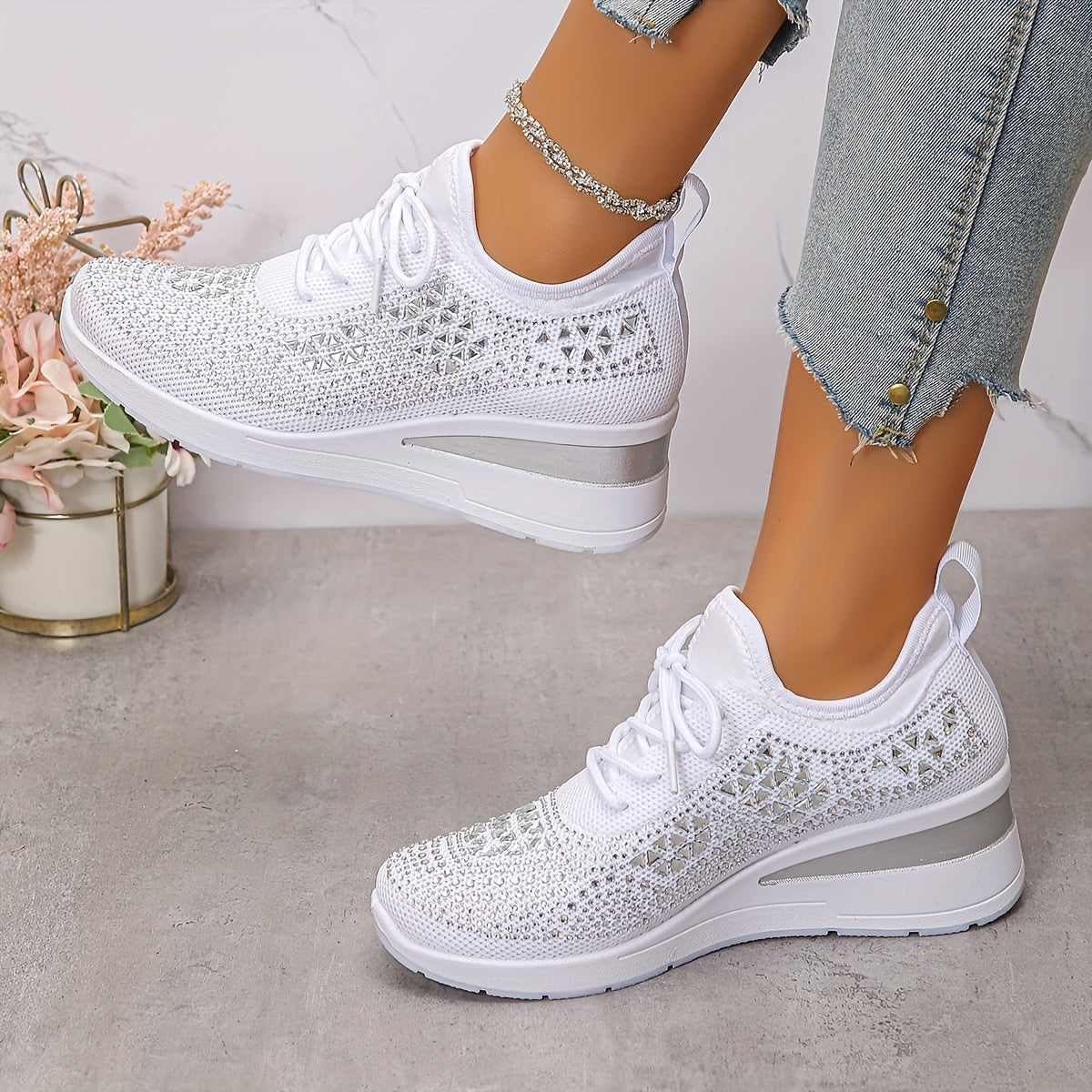 Damen Orthopädische Sneaker Greta – Bequem mit Mesh-Gewebe