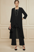 Damen 3er Set Gina – Cardigan, Shirt & Hose, vielseitig
