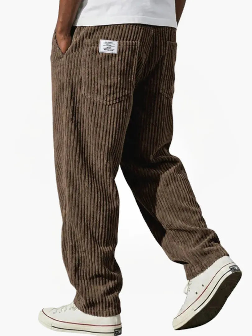Herren Cordhose Felix – Elastischer Bund, Komfortschnitt