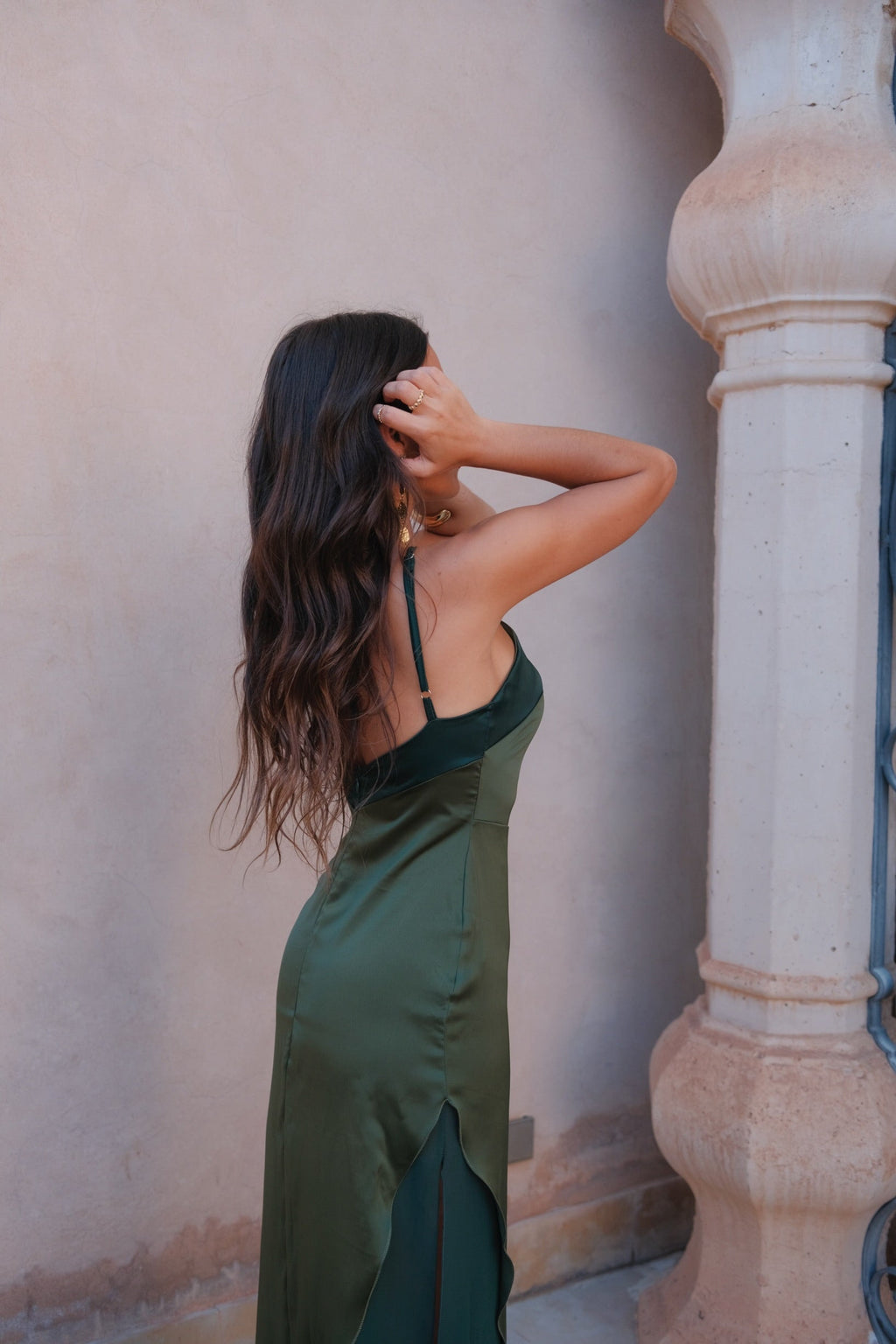 Damen Abendkleid grün – Eleganter Schnitt, weiches Material