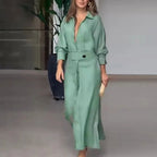 Damen Hemdblusenkleid Lina – Elegant zeitlos