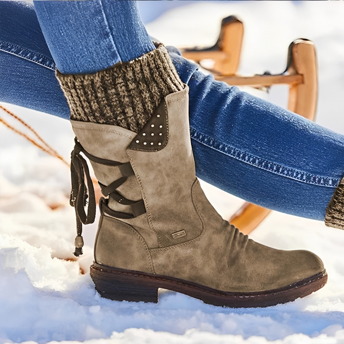Damen Winterstiefel Greta – Warmes Futter, eleganter Look